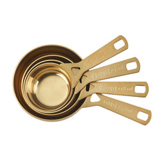 Gold 4-Piece Measuring Cup Set