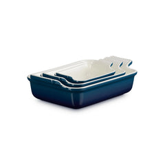 Heritage 3-Piece Rectangular Baking Dish Set
